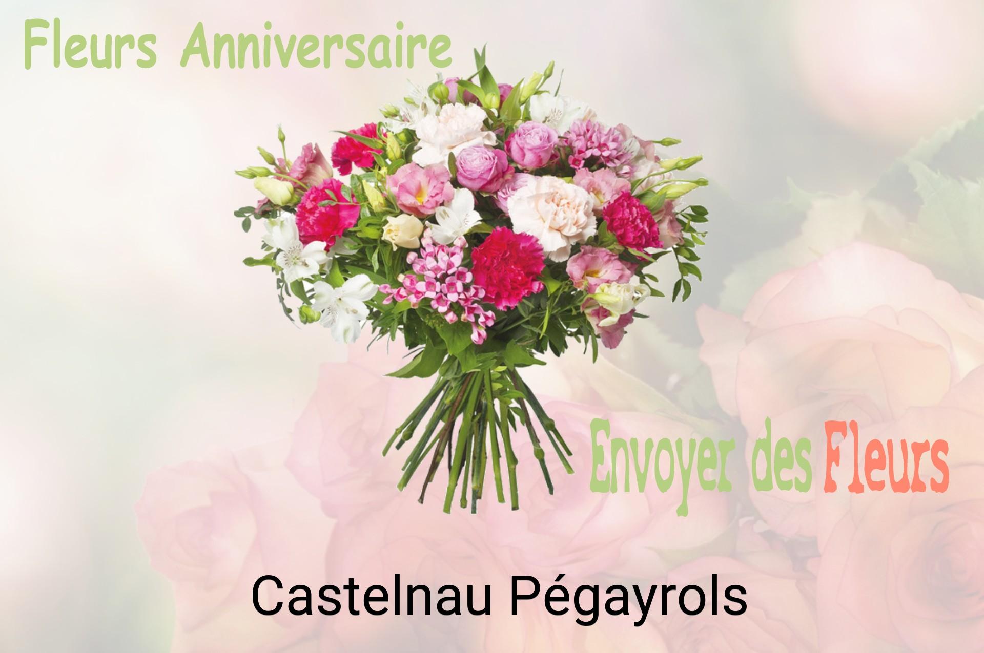Bouquet de fleurs d’anniversaire livré à Castelnau-Pégayrols
