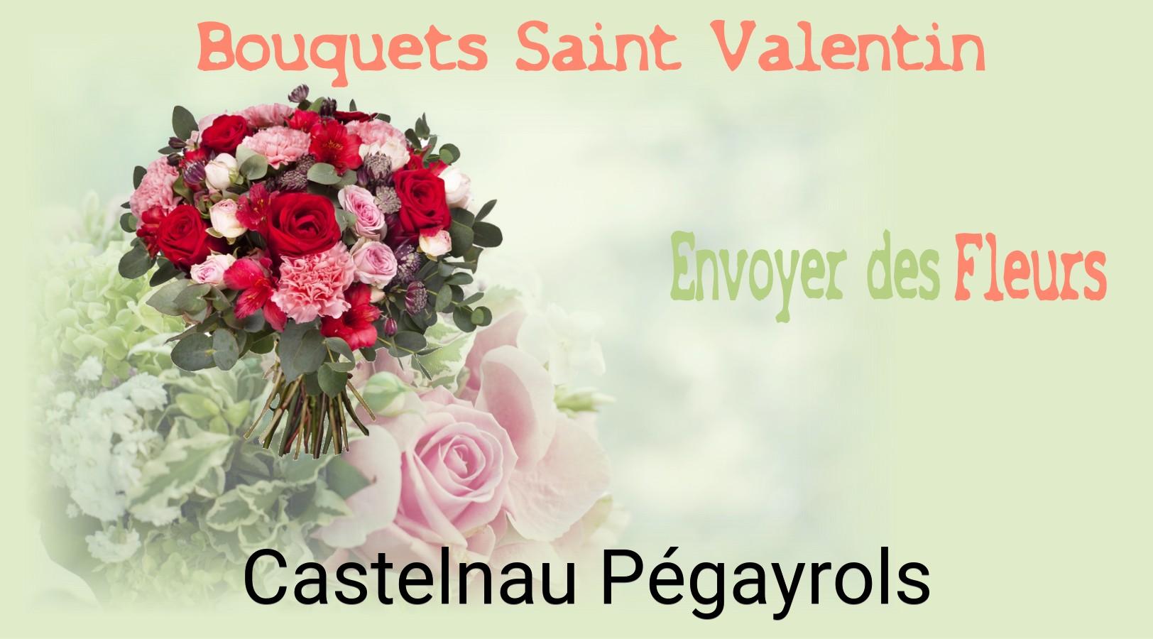 Roses de Saint-Valentin livrées à Castelnau-Pégayrols